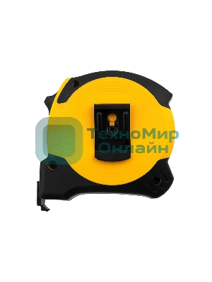 Рулетка Denzel 8м х 25мм, двухкомп. корпус, магнитный обрезиненный зацеп