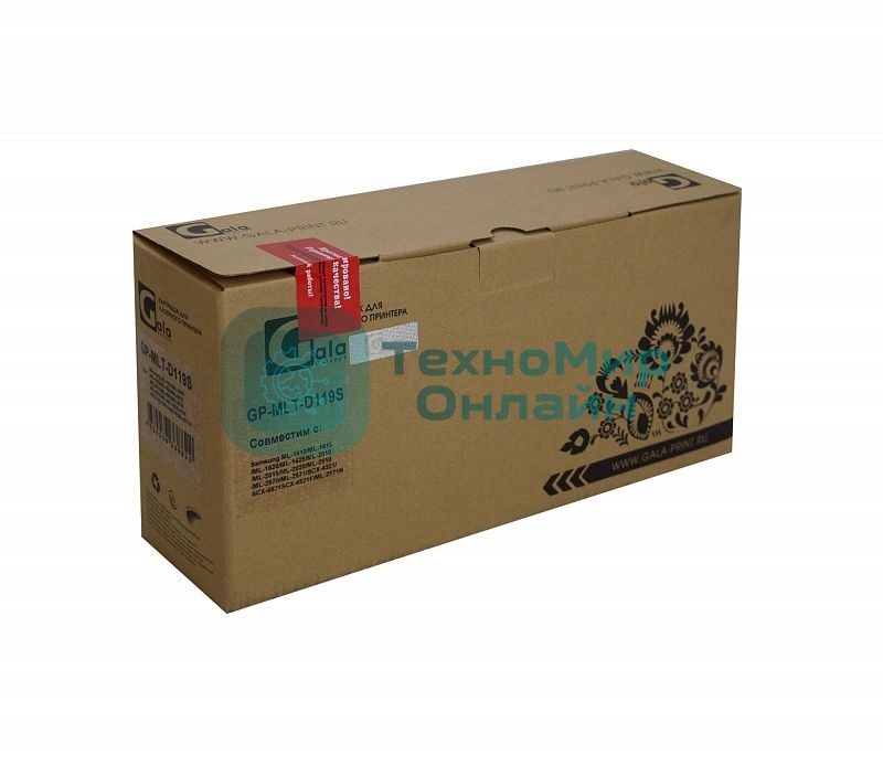 Картридж лазерный GalaPrint GP-MLT-D119S черный (2000 стр) для Samsung ML-1610/1615/1620/1625/2010/2015/2020/2510/2570/2571N/SCX-4521/4321