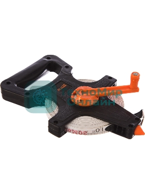 Рулетка Sparta геодезическая 30 мх12.5мм лента пвх открытый корпус