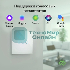 Выключатель умный Digma DiSwitch 3p 3-хкл. универсальный белый (DSW3P)