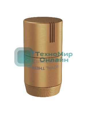 Термоголовка жидкостная Royal Thermo Design М30х1,5 (золото матовое)