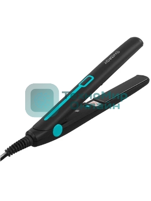 Выпрямитель для волос Energy EN-861 черный/зеленый, 18 мм, 220 °C, 1 режим