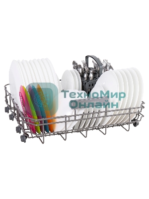 Посудомоечная машина Maunfeld MWF12S, белый, 59.8 см, 12 компл., 52 дБ, класс A+