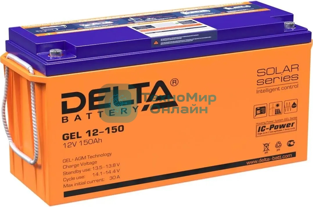 Батарея для ИБП Delta GEL 12-150 12В 150А·ч