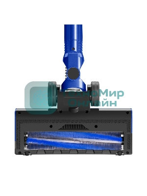 Пылесос вертикальный Maunfeld MF-2032BL PRO синий, питание от аккумулятора, 200 Вт, уборка сухая, пылесборник 0.5 л, работа от АКБ max - 35 мин