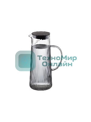 Кувшин LEONORD AROMA 1,2 л из цветного боросиликатного рельефного стекла с крышкой-фильтром из полипропилена (106482)
