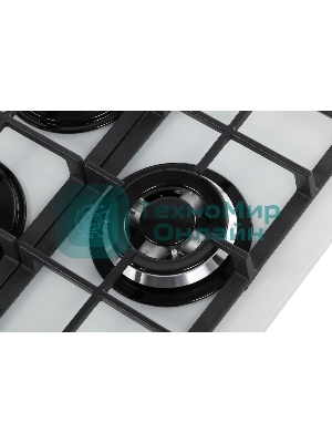 Газовая варочная панель Gefest ПВГ 2231-01 Р12, 4 конфорки, закаленное стекло, белый