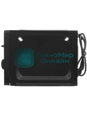 Микроволновая печь ECON ECO-2031M черный, 20 л, 700 Вт, переключатели - поворотный механизм