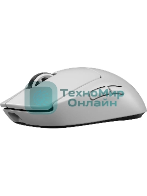 Мышь беспроводная Logitech G PRO X SUPERLIGHT 2 белый, 32000 dpi, радиоканал, USB, кнопки - 5