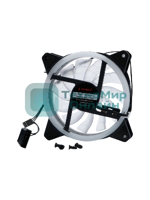 Вентилятор для корпуса Gembird черный, 120 мм, 1200 об/мин, 20.5 дБ, 3 pin