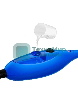 Швабра паровая Kitfort КТ-3927 синий/черный