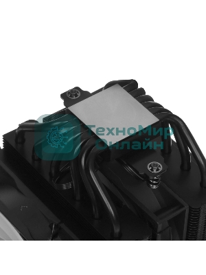 Кулер для процессора DEEPCOOL AG620 BK ARGB V2 черный 120мм алюминий+медь 1850rpm 29.4db 4-pin 260W 157мм