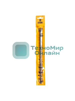 Бур по бетону Denzel двойная спираль, Cobalt W-tip, 10x260 мм, SDS PLUS