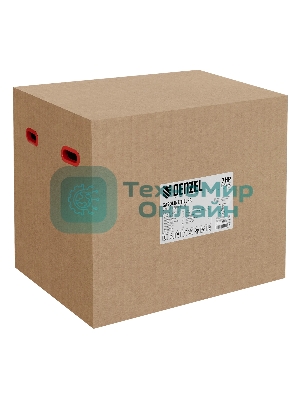 Мотоблок Denzel DPT-370X 7 л.с., диск.сцеп, шир 90 см, глуб 35 см, фрез 3х4, ВОМ, передачи 3В/1Н