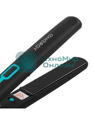 Выпрямитель для волос Energy EN-861 черный/зеленый, 18 мм, 220 °C, 1 режим