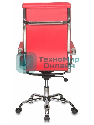 Кресло Бюрократ CH-993/red красный, экокожа