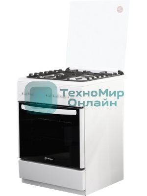 Газовая плита De Luxe 606040.24-001г(кр)чр белый