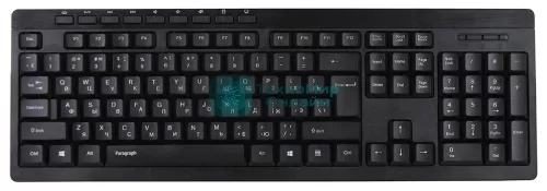 Клавиатура Qumo Paragraph K63 проводная, USB Type-A, чёрный