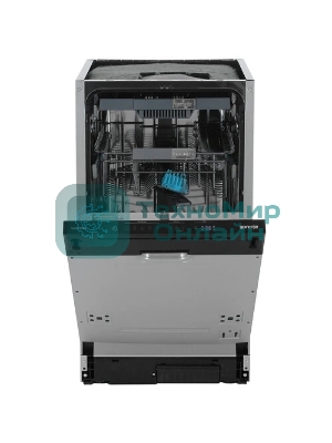 Встраиваемая посудомоечная машина Gorenje GV572D10, черный, 44.8 см, 11 компл., 44 дБ, класс A+++