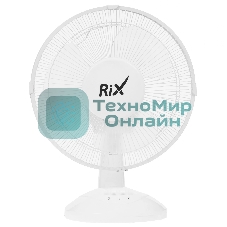 Вентилятор настольный Rix RDF-2200W белый