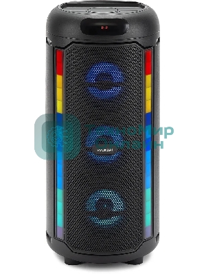 Минисистема Hyundai H-MC1221 черный 15Вт FM USB BT SD/MMC