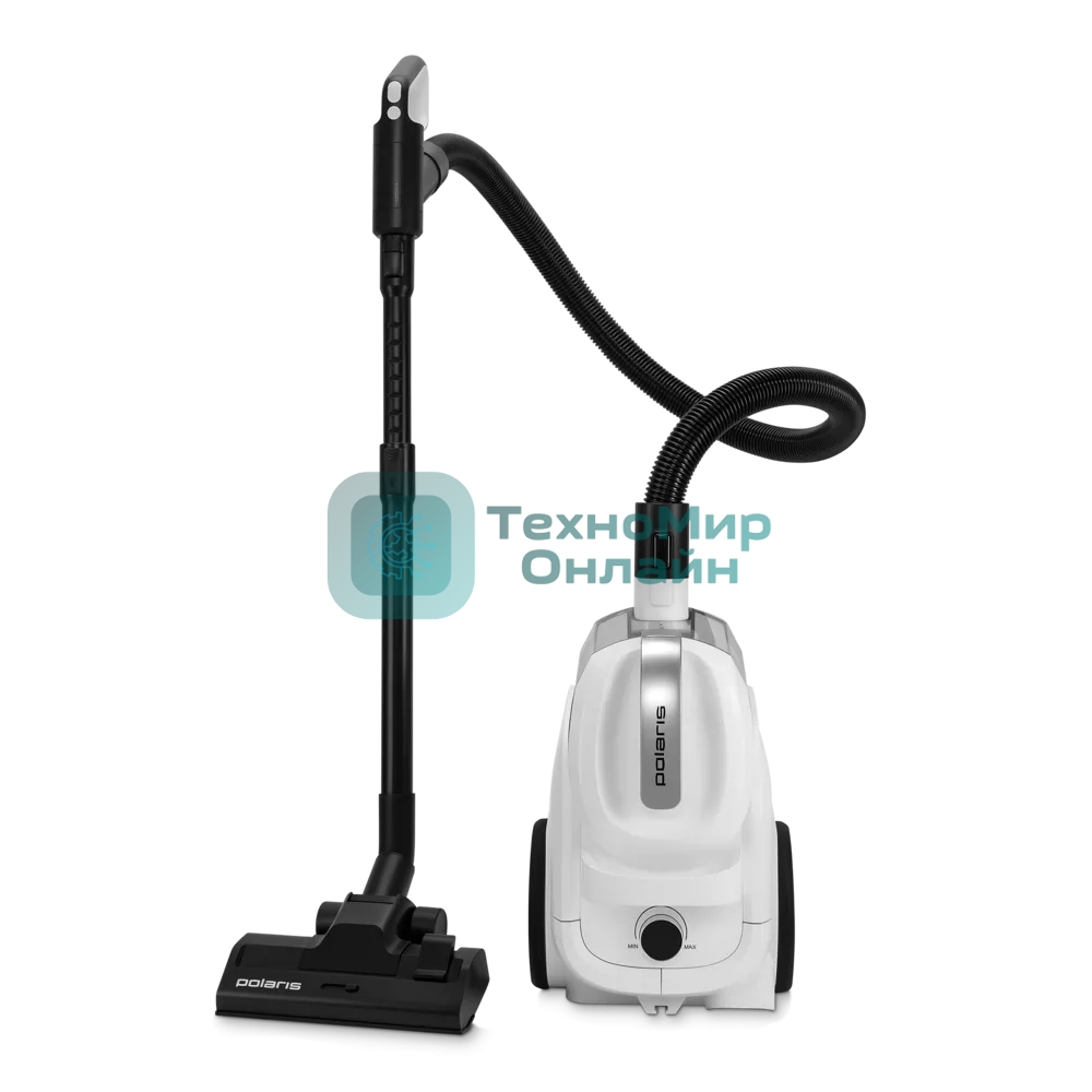 Пылесос Polaris PVC 1909 белый, 650/2200 Вт, уборка сухая, пылесборник контейнер 3 л