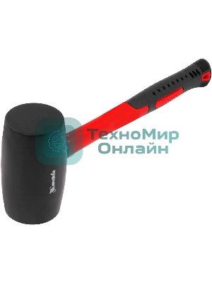 Киянка резиновая Matrix 11194 910 г, черная резина, фибергласовая рукоятка