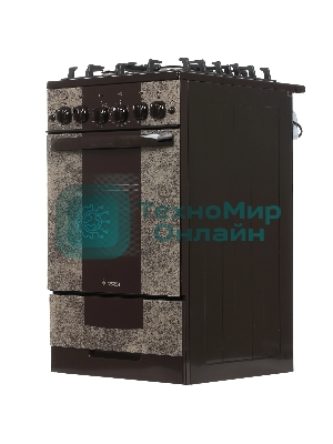 Плита газовая Gefest 5500-02 0114 коричневый, конфорок 4 шт, духовка 52 л, 50 см x 85 см x 58.5 см