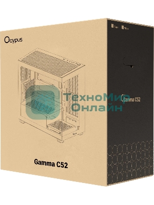 Корпус Ocypus Gamma C52 WH, Mini-Tower, белый