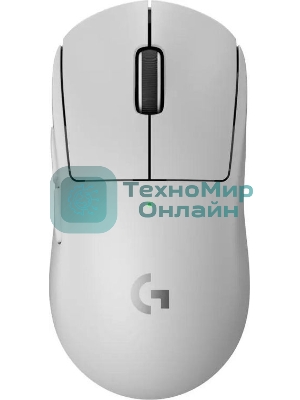 Мышь беспроводная Logitech G PRO X SUPERLIGHT 2 белый, 32000 dpi, радиоканал, USB, кнопки - 5