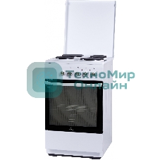 Плита электрическая Flama L FE 14010 W белый эмаль (металлическая крышка)