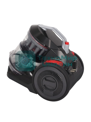 Пылесос Centek CT-2523 черный/красный, 420/2400 Вт, уборка сухая, пылесборник контейнер 3.5 л