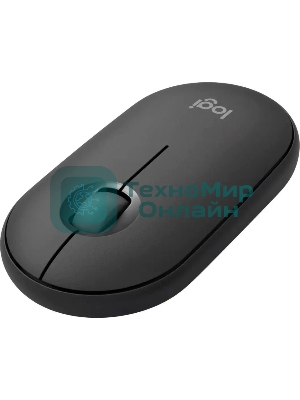 Мышь беспроводная Logitech Pebble 2 M350S графитовый, 4000 dpi, Bluetooth, кнопки - 3