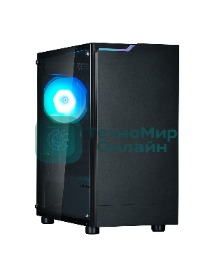 Компьютерный корпус ZALMAN T4 PLUS, MATX, черный, WINDOW, 1 x Combo (3.5'' or 2.5''), 1x3.5'', 2x2.5