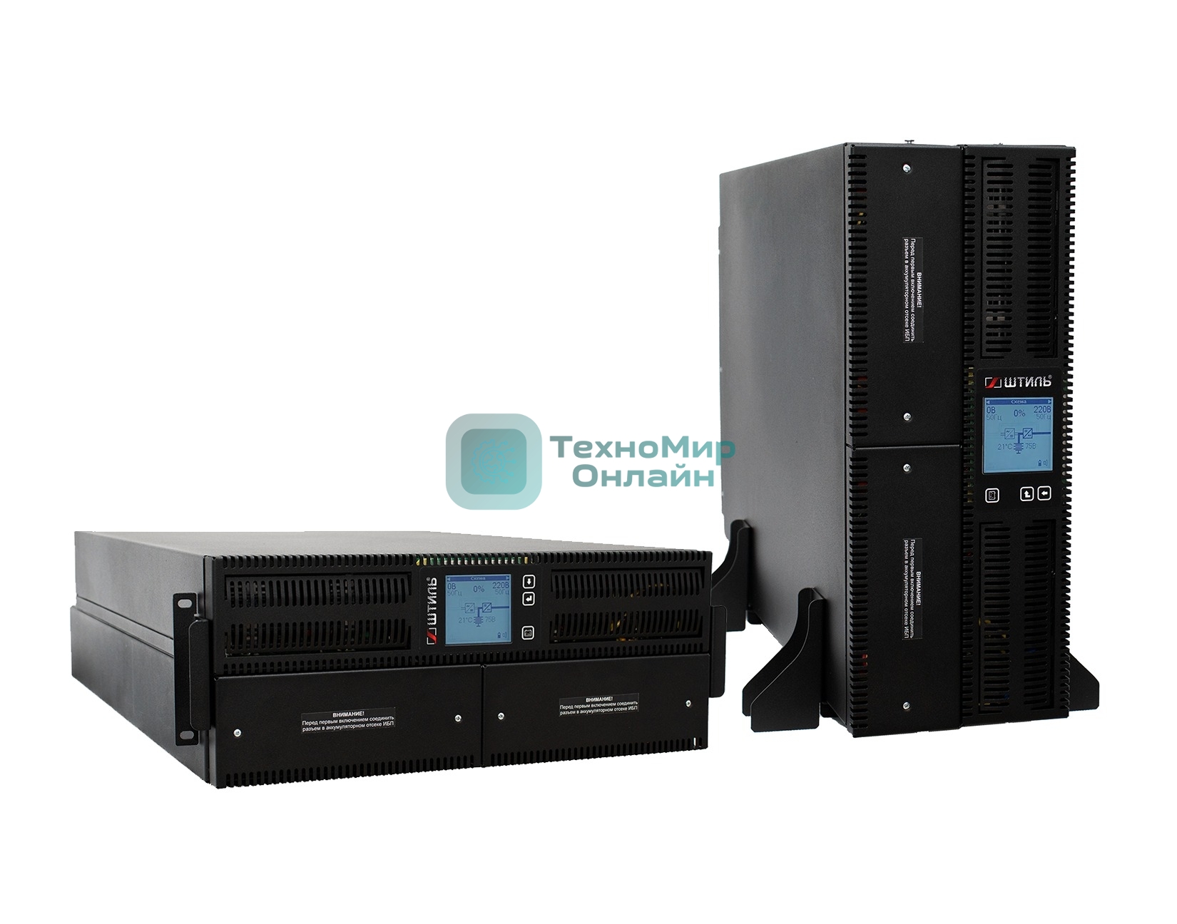 Источник бесперебойного питания Штиль STR1106SL 5400Вт 6000ВА черный