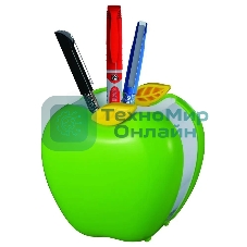 Подставка Deli E9139 Яблоко для письменных принадлежностей, ассорти, пластик