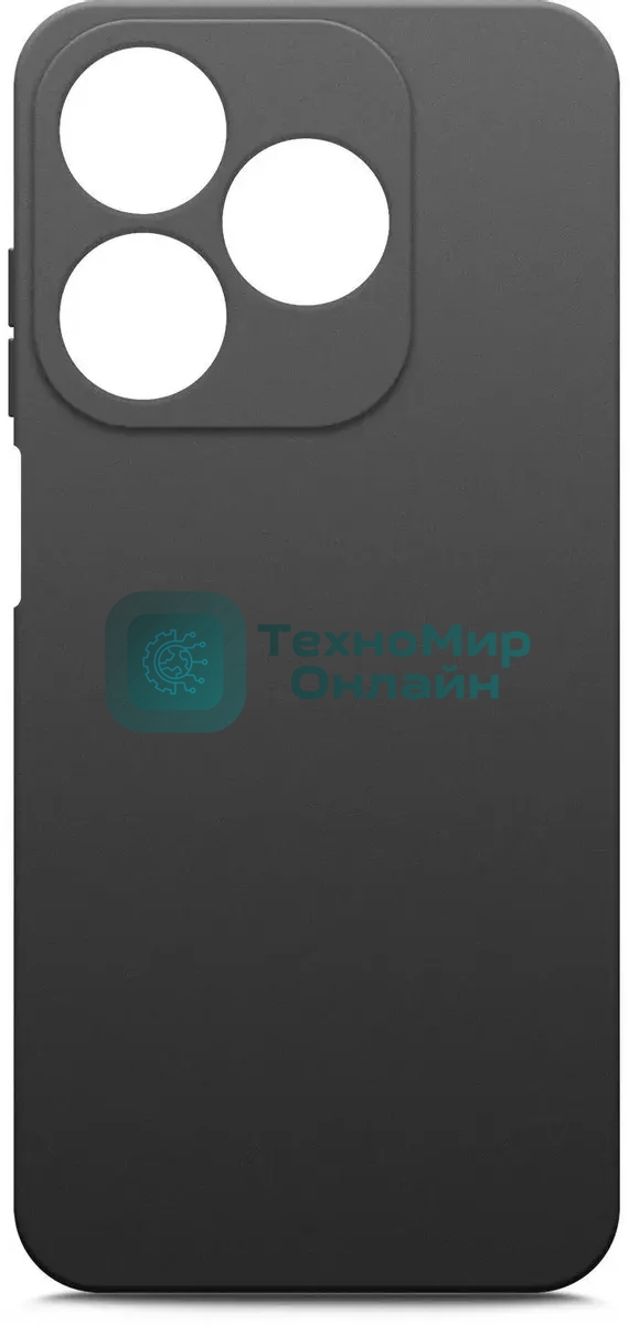 Чехол (клип-кейс) BoraSCO для Tecno Spark 10/10C 71640 черный