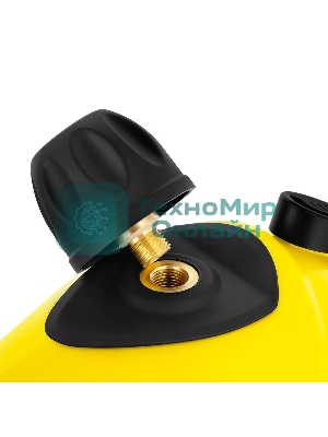 Пароочиститель ручной KITFORT KT-9138-3 черно-желтый, 1050 Вт