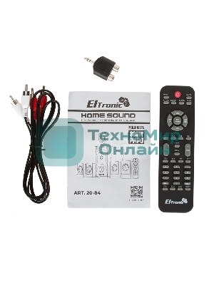 Акустическая система ELTRONIC (20-84) HOME SOUND черный