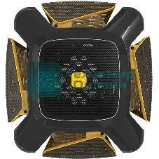 Компьютерный корпус без блока питания Geometric Future Model 2 The Ark, Mini-Tower, no fans, 3xUSB-A 3.0, 1xUSB 3.2 Type-C, mATX, mITX Black/Gold