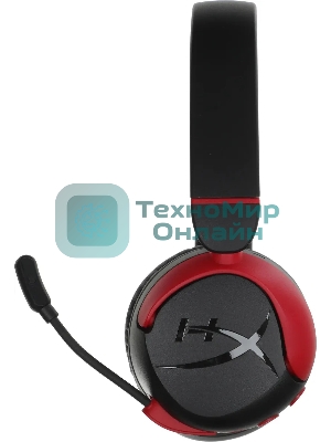 Наушники с микрофоном HyperX Cloud Mini черный/красный накладные BT оголовье (7G8F1AA)