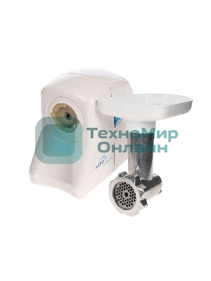 Мясорубка электрическая Ротор Дива-М ЭМШ 30/230-3 белый, 1500 Вт, 0.5 кг/мин, насадки - 3