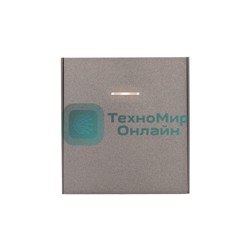 Выключатель Kranz STRONG 1 кл с подсветкой 10А с/у графит