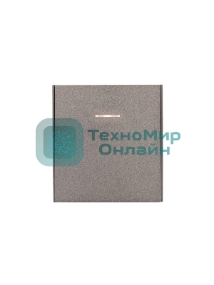 Выключатель Kranz STRONG 1 кл с подсветкой 10А с/у графит