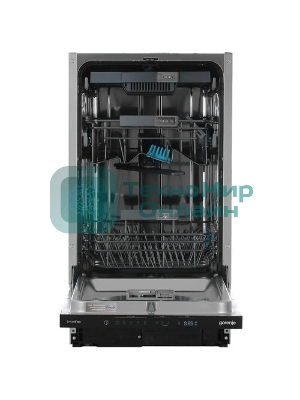 Встраиваемая посудомоечная машина Gorenje GV572D10, черный, 44.8 см, 11 компл., 44 дБ, класс A+++