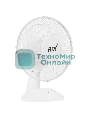 Вентилятор настольный Rix RDF-2200W белый