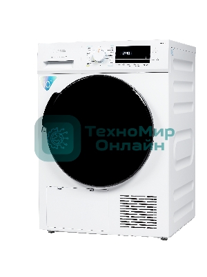 Сушильная машина Бирюса DM-MK10/03 белый, 10 кг, сушка - конденсационная, программ - 16, 59.5 x 84.5 x 67.5 см