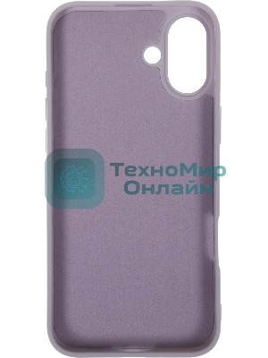 Чехол (клип-кейс) BoraSCO для Apple iPhone 16 Plus Microfiber Case лавандовый (73686)