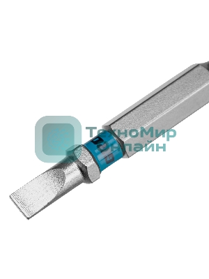 Бита Gross 113025 SL5,0х50 мм, сталь S2, шестигр., 10 шт.