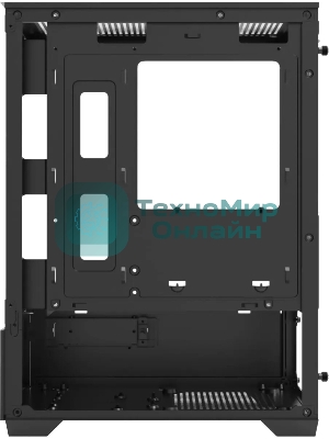 Корпус Bloody CC-125-BK, Mini-Tower, чёрный